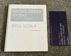 Going forth by day Process / Prozess Bill Viola Hardback Deutsche Guggenheim - Foto 1 di 17