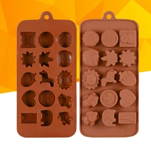  15 Cavity Silicone Cake Moulds for Baking Food Bakeware Candy Molds - Picture 1 of 11