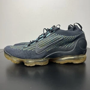 Talla 12 - Nike Air VaporMax 2021 Flyknit Polen Cloro Azul - Imagen 1 de 5