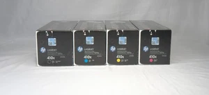 Genuine HP 410X Sealed Toner Set: CF410X CF411X CF412X CF413X - Free UPS Ground - Bild 1 von 2