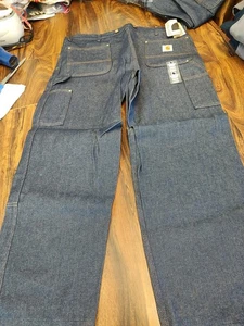 Vintage WU138 Carhartt Logger 42x30 Double Knee Jeans Cotton Work Union USA 1994 - Bild 1 von 11