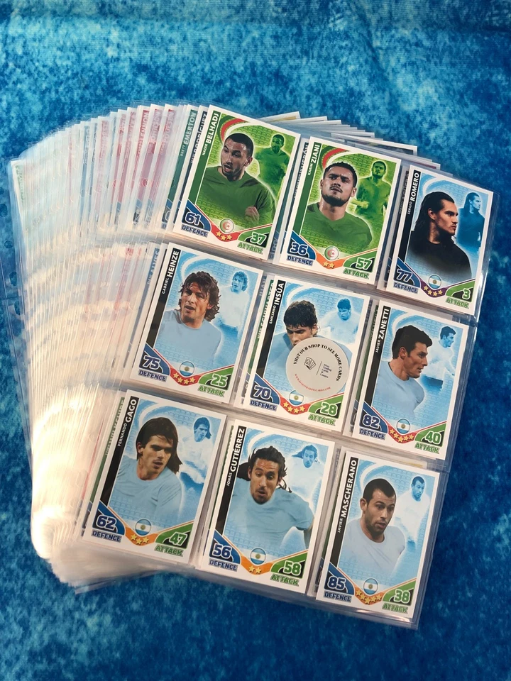 Topps Match Attax FIFA World Cup 2010 Football trading card complete base set - Image 1 of 4