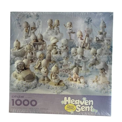 Rompecabezas Springbok 1000 piezas Heaven Sent Precious Moments 24x30 pulgadas Foto 1 de 2