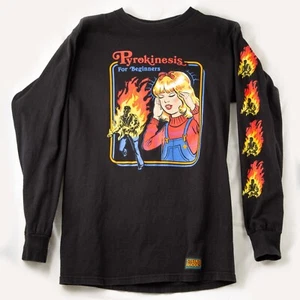 Pyrokinesis for Beginners - Steven Rhodes (Small/S) T-Shirt Comic Art Graphic - Picture 1 of 5