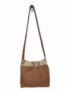 Bolso de Hombro Kilim Hobo Vintage Pana Rosa Naranja Floral Hecho a Mano Años 90 - Imagen 1 de 5