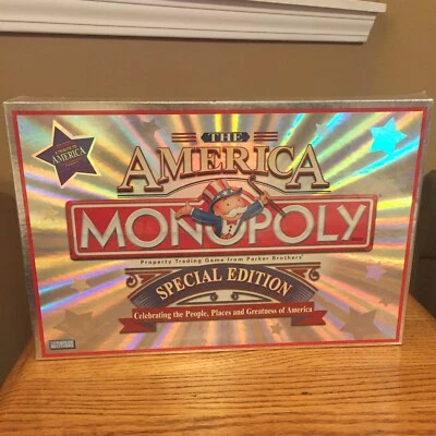 Monopoly the America Special Edition Imperfect Packaging Unopened See Pics - Image 1 of 4