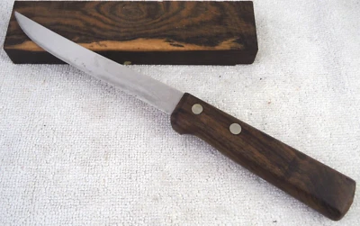 "Imperial"  Stainless Steel Filet Knife Wood Handle VTG 60's - Image 1 of 4