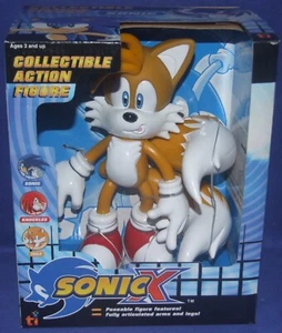 Sonic X Tails Collectible Action Figure Factory Sealed New 9 in Toy Island 2003 - Picture 1 of 1