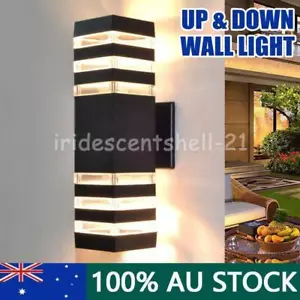 LED Wall Light Outdoor Wall light Up Down Lamp Exterior lights Waterproof Modern - Picture 1 of 8