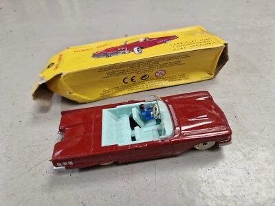 DINKY TOYS 555 FORD THUNDERBIRD CABRIOLET RED CAR - NEW BOXED - ATLAS EDITIONS - Image 1 of 3