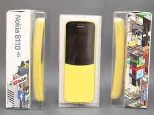 Nokia 8110 4G - Yellow - 4 GB - Dual SIM & Unlocked - Handy - Telefon - FM Radio - Bild 1 von 10