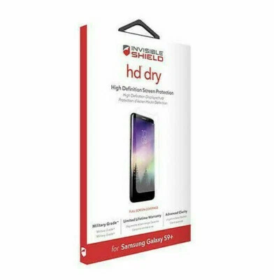 ZAGG SAMSUNG GALAXY S9+ S9 PLUS INVISIBLESHIELD HD DRY SCREEN PROTECTOR - Image 1 of 3