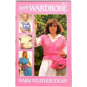 July/August 1985 No 4 Annie's Wardrobe Crochet Knitting Sewing Magazine - Picture 1 of 3
