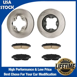 Front Brake Rotors Brake Pads for Acura CL 1997 Honda Accord 1990-1997 2.2L Pair - Picture 1 of 23