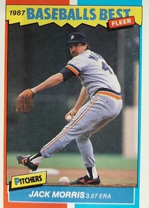 Jack Morris, 1987 Fleer Baseball's Best #27, Detroit Tigers - Stock# 4192 - Picture 1 of 2