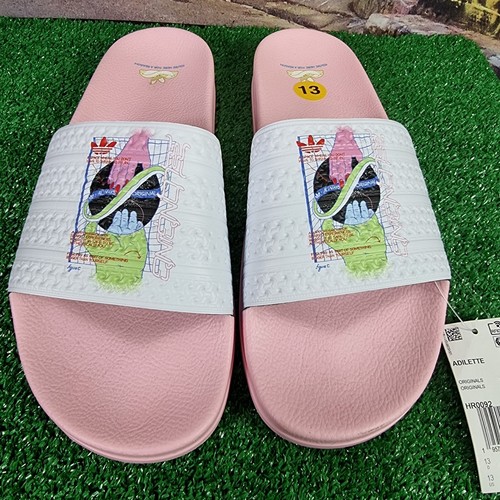 Adidas Adilette ""You're Here For A Reason"" diapositive HR0092 da uomo taglia 13 NUOVE