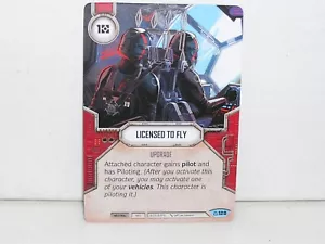 Star Wars Destiny Covert Missions #128 Licensed to Fly - Picture 1 of 1