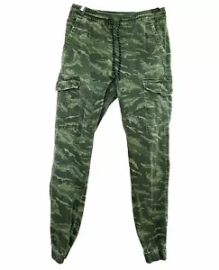 JUNGE HERREN Cargo Jogginghose Hose Camouflage Gr. S (28-30) Gummibund NoBo Camouflage - Bild 1 von 7