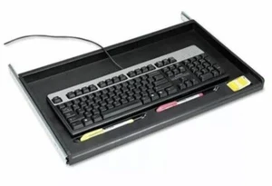 Innovera 53010 Standard Underdesk Keyboard Drawer - 24.3" X 15.3" - Black NEW - Picture 1 of 5