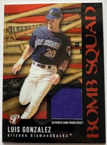 2003 TOPPS PRISTINE Bomb Squad "LUIS GONZALEZ" PBS-LG - Foto 1 di 2
