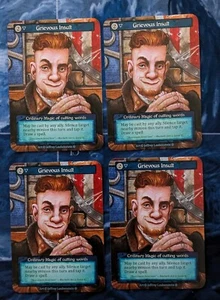 Sorcery : Arthurian Legends 4 x Ordinary GRIEVOUS INSULT NM - Imagen 1 de 2