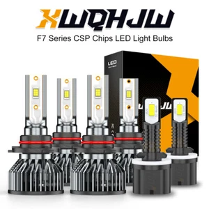 For Chevy Suburban 2000-2006 Tahoe 2001-2006 6x 6000K LED Headlight + Fog Bulbs - Bild 1 von 8