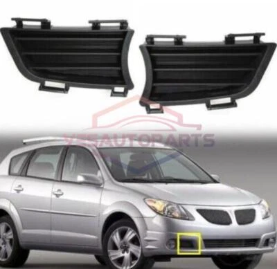 Par de cubiertas antiniebla para parachoques delantero izquierdo y derecho Pontiac Vibe 2005-2008 Foto 1 de 4