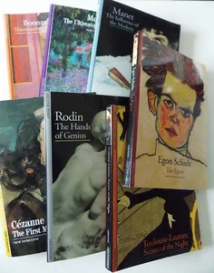 7 Art Books Monet + Cezanne + Schiele + Manet + Rodin + Bonnard + Toulouse-Lautr - Bild 1 von 23