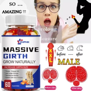 Männliche Verbesserung Gummis Testosteron Booster Verbesserung Libido, Ausdauer, Leistung - Bild 1 von 10