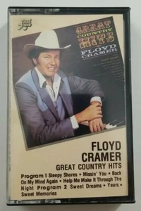 Floyd Cramer Great Country Hits Cassette Tape 1981 RCA - Picture 1 of 4