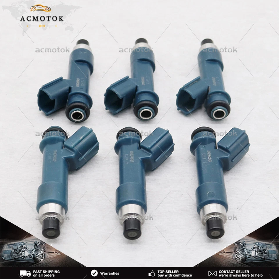 6 peças injetores de combustível 23250-0P030 para Toyota 4Runner Tundra Tacoma Cruiser V6 4.0 - Imagem 1 de 3
