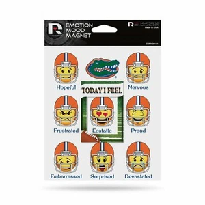 FLORIDA GATORS EMOJI EMOTION MOOD MAGNETE CON CORNICE MOBILE OGGI - Foto 1 di 1