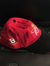 Dale Earnhardt Jr Autograph Logo Fitted Hat Cap Budweiser Racing Nascar
