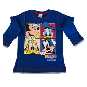 Camiseta azul para niños Mickey & Friends - Goofy, Donald Duck & Pluto - Imagen 1 de 6