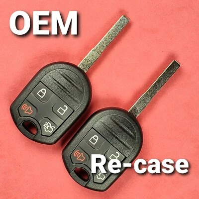 CWTWB1U793 - Lot of 2 OEM Ford Fiesta High Security Remote Head Key 4B Trunk  — 第 1/2 张图片