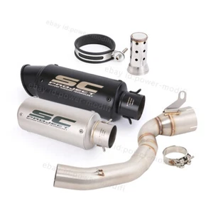 Slip on Exhaust Muffler Mid Link Pipe Modified for DUKE 200 2020 2021 2022 2023 - Picture 1 of 13