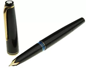 Montblanc II Serie Füller Nr.22 Schwarz 14 Karat Gold OB-Feder Meisterstück - Bild 1 von 12