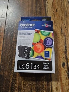 Brother LC61BK Ink Cartridge 450 Page-Yield - Black Expired 1/20 - Picture 1 of 1