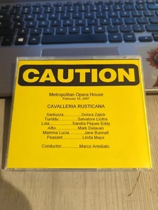 Live Opera Recording CD2069 Rusticana Zajick Licitra Eddy Delavan Bunnell Mays - Foto 1 di 1
