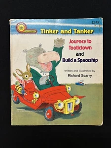 Richard Scarry TINKER AND TANKER Journey to Tootletown & Build a Space Ship SC - Foto 1 di 4