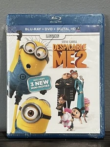 Despicable Me 2 (Blu-ray + DVD) New Sealed Free Shipping - Foto 1 di 2