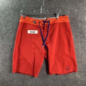 Volcom 4-Wege STRETCH rot & orange Badeanzug Badehose Größe 32 x 12"" 0133 - Bild 1 von 10