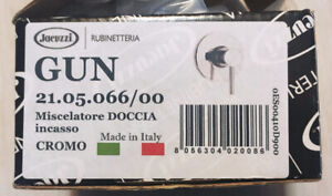 JACUZZI GUN miscelatore doccia incasso cromato 21.05.066/00 MADE IN ITALY CROMO