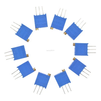 10 Stück 3296W-103 3296 W 10K Ohm Trimm Poti Trimmer Potentiometer - Bild 1 von 4