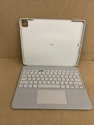 Logitech Combo Touch Keyboard Folio for iPad Pro 12.9" Silver- KEY MISSING!! - Image 1 of 4
