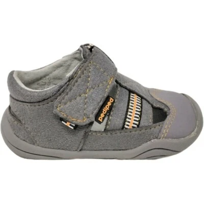 Pediped Gustan - Niño pequeño (varias tallas) - Sandalias informales - Gris, naranja - *Nuevo* Foto 1 de 3
