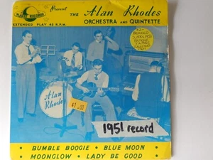 THE ALAN RHODES ORCHESTRA & QUINTETTE - Rare Oz 7" EP - Bild 1 von 2