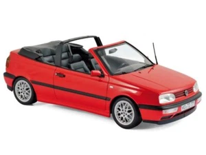VW Volkswagen Golf Cabriolet - 1995 - rojo - Norev 1:18 - Imagen 1 de 2