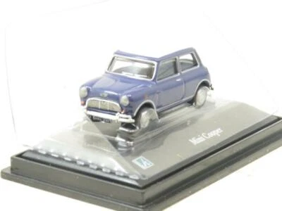 Cararama Hongwell Pressofuso Mini Cooper Viola/Bianco Roof 1 72 Scala su Plinth - Immagine 1 di 3