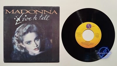 Madonna – Live to tell - 45 tours - Photo 1/2